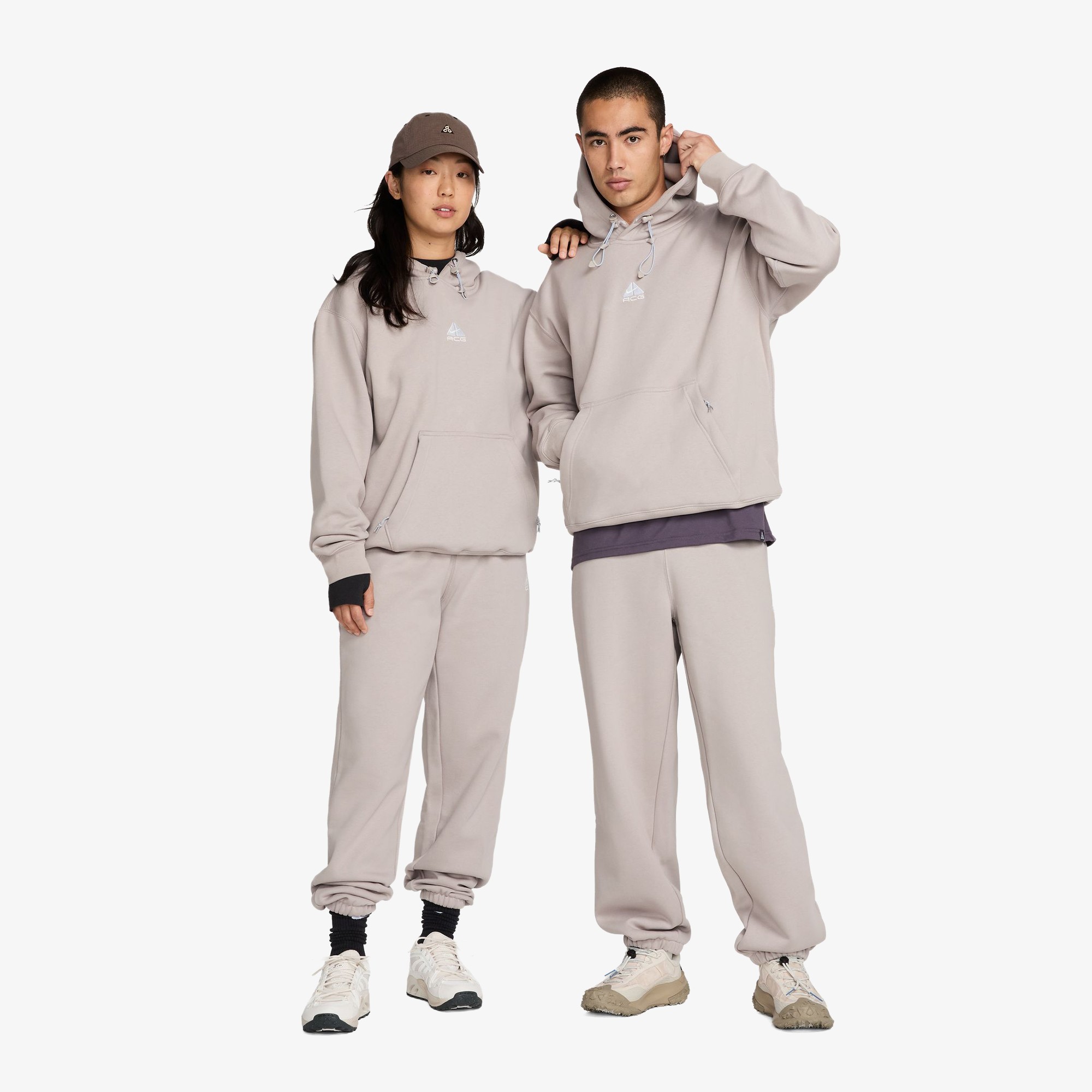 ACG Therma-FIT Fleece Pullover Hoodie 'College Grey'
