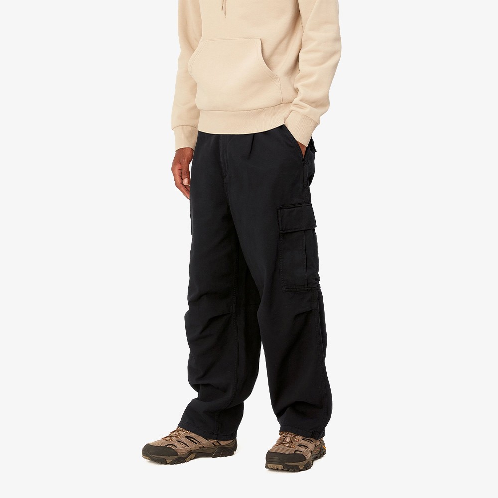 Cole Cargo Pant Organic 'Black Garment Dyed'