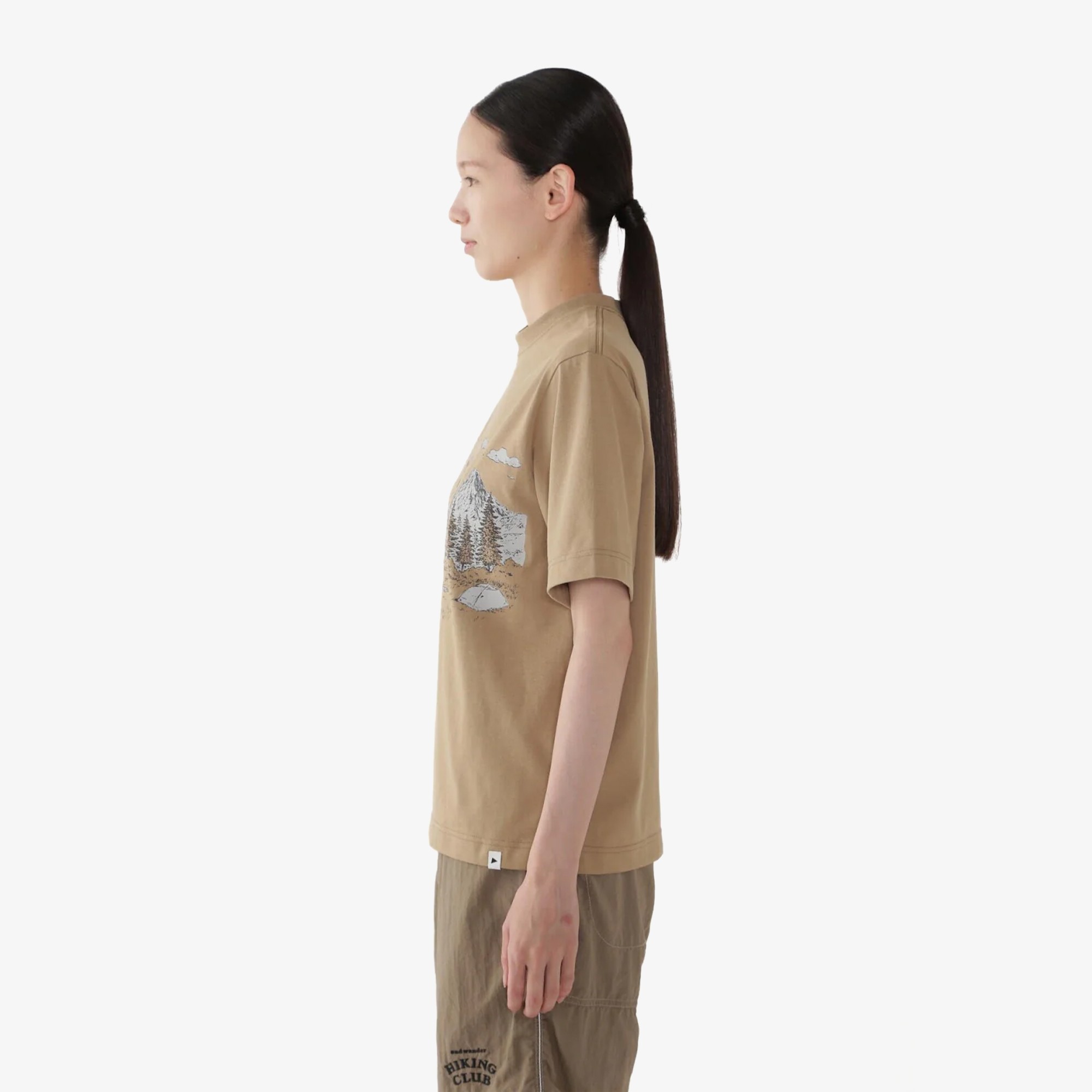 Hiking Club T-Shirt 'Light Brown'