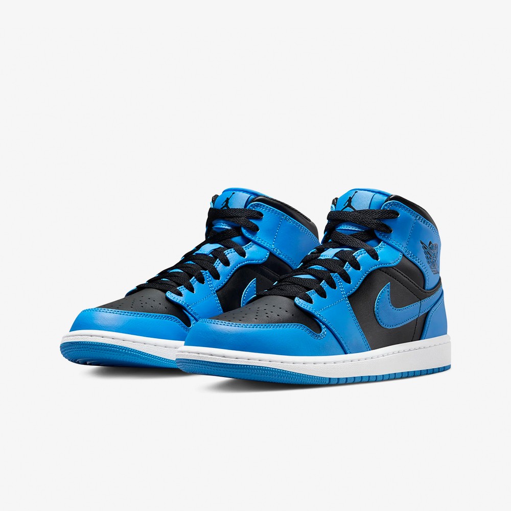 Air Jordan 1 Mid 'University Blue & Black'