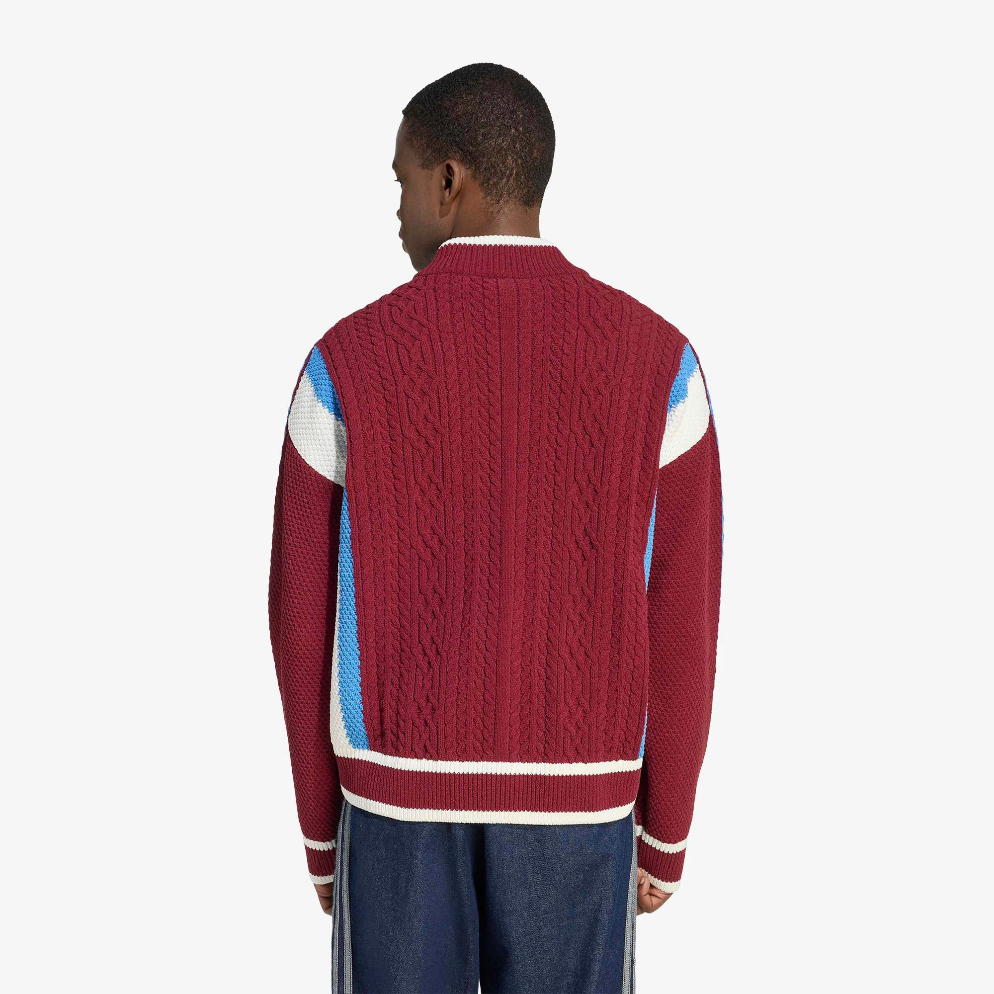 Retro Remix Cardigan 'Shadow Red'