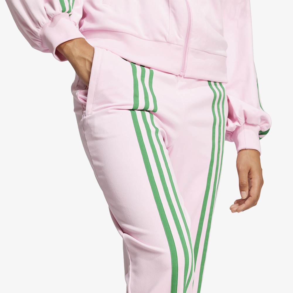 70s Velour Track Pants 'True Pink'