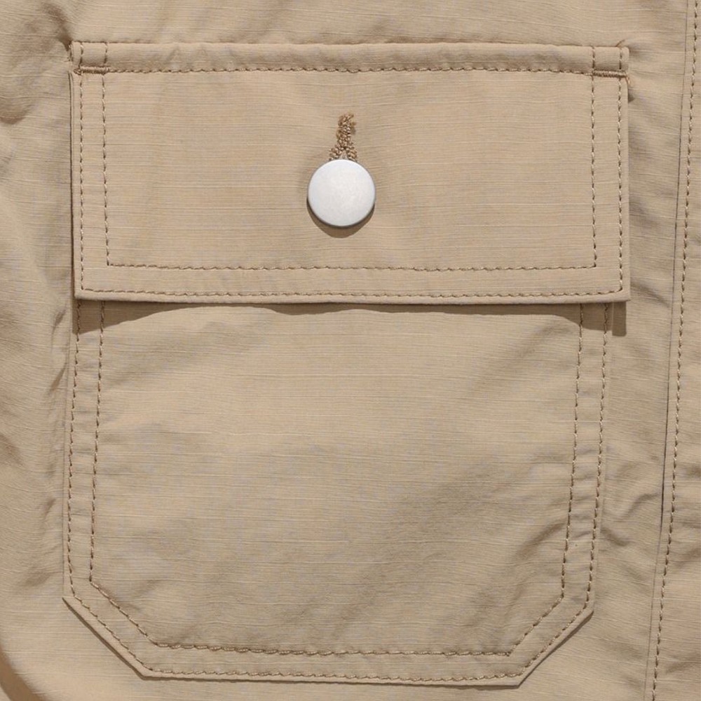Texture Nylon Work Jacket 'Beige'