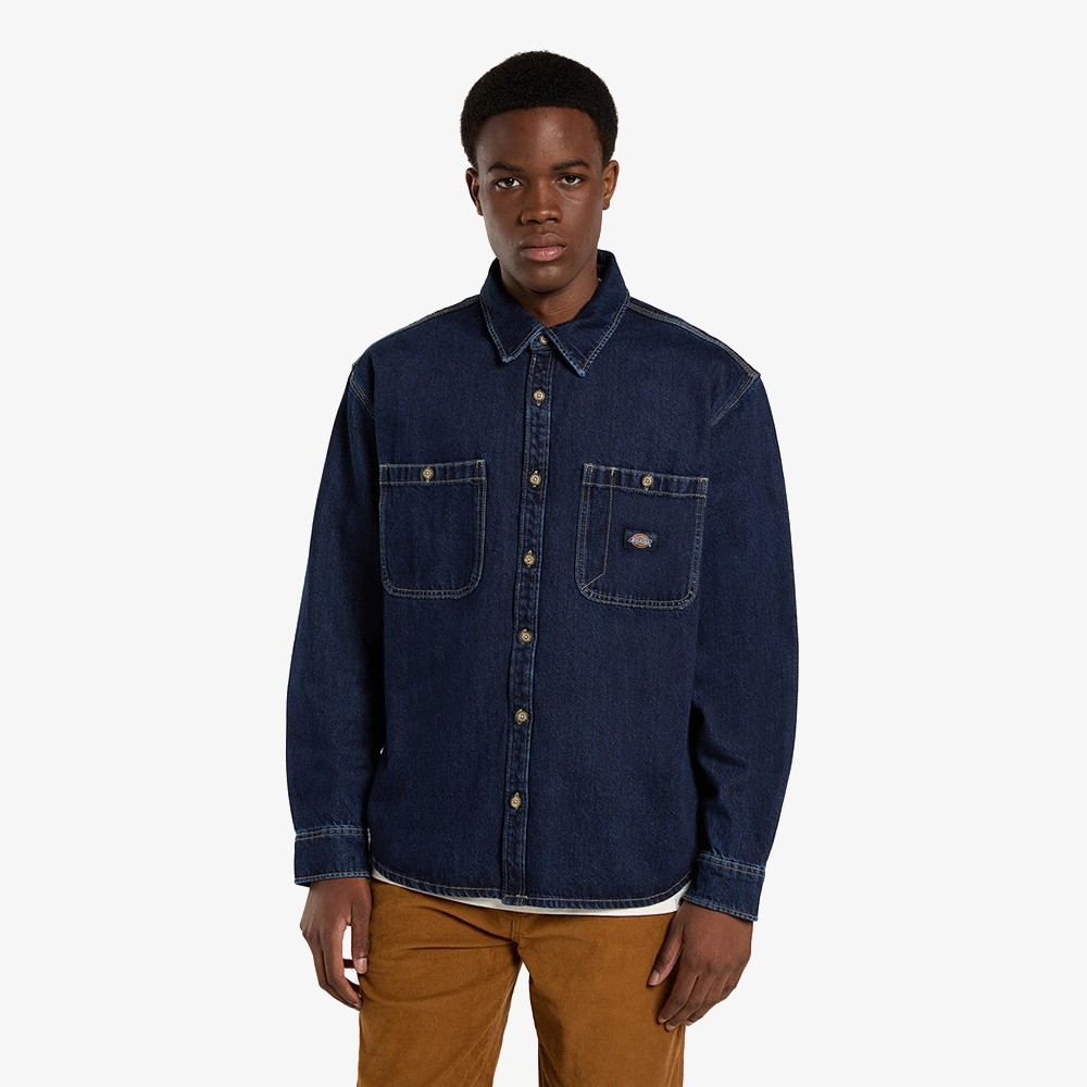 Mechanic Denim Shirt LS 'Blue'