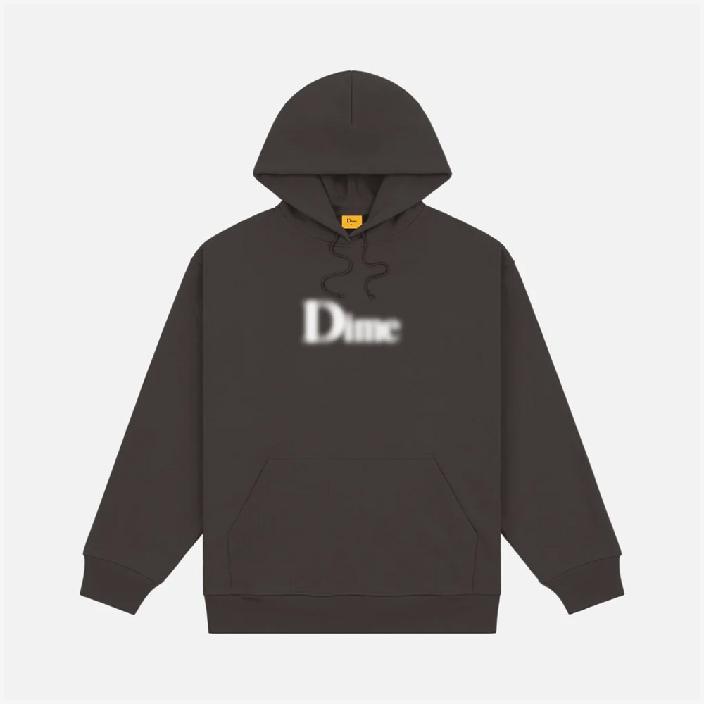 Dime Classic Blurry Hoodie 'Vintage Black' - WUNDER