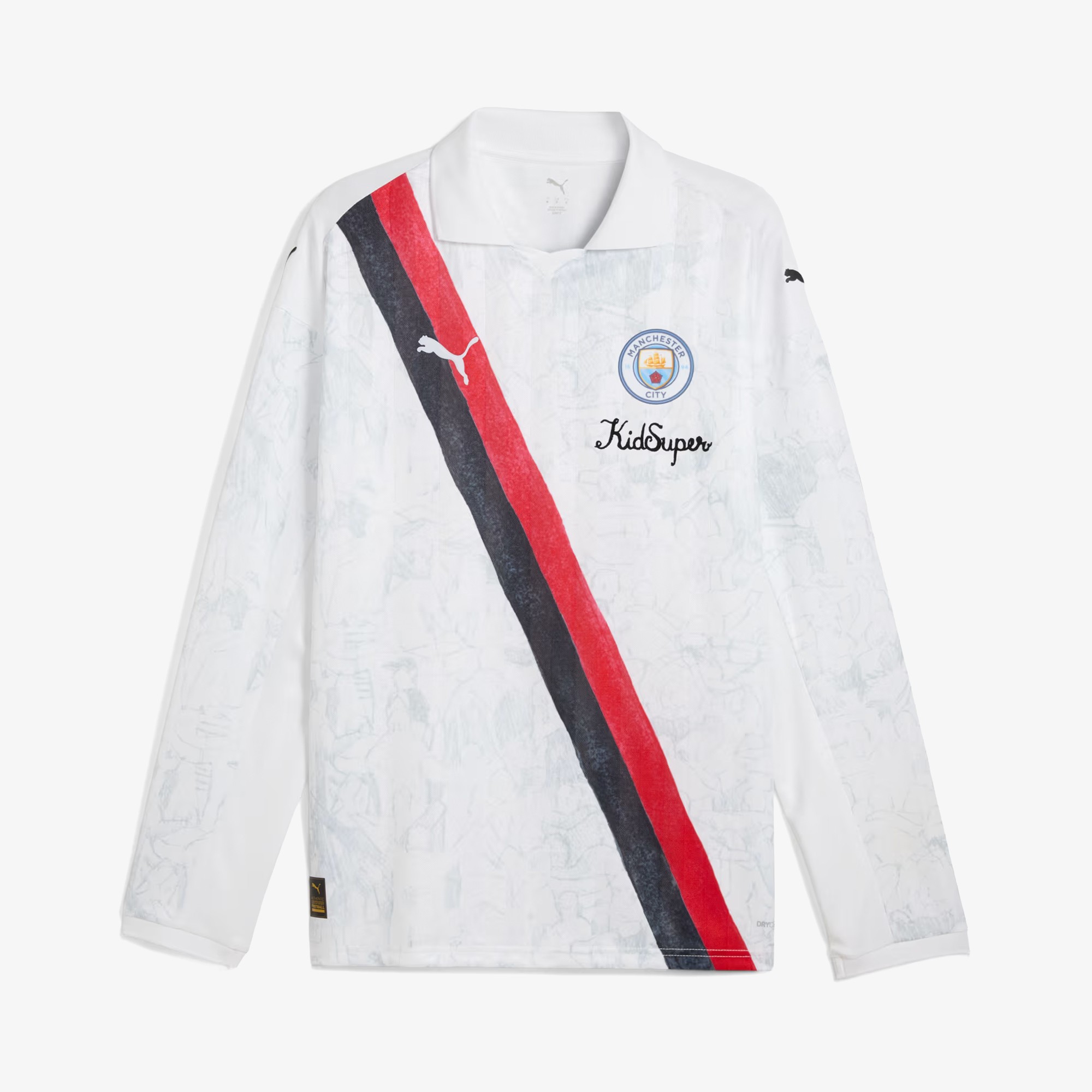 PUMA x KID SUPER x MANCHESTER CITY Retro Shirt 'White'