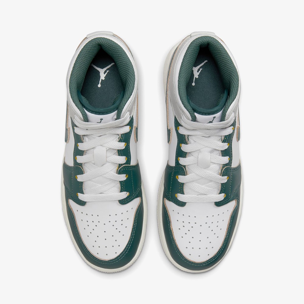 Air Jordan 1 Mid SE 'Oxidized Green' (GS)