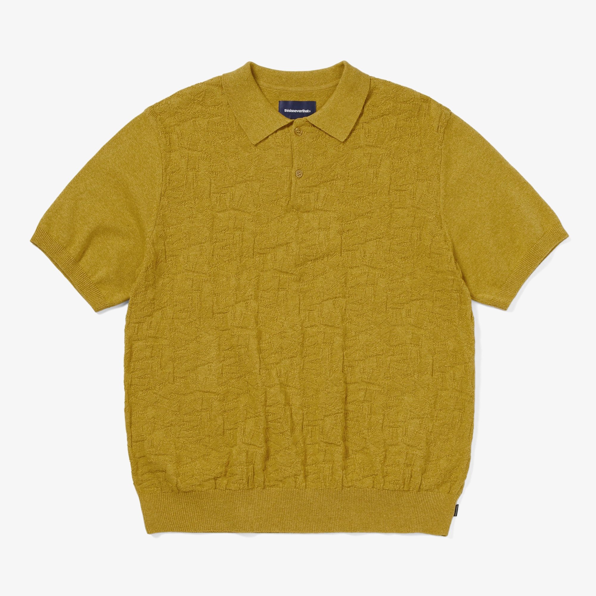 Stacked TNT S/S Knit Polo 'Yellow'