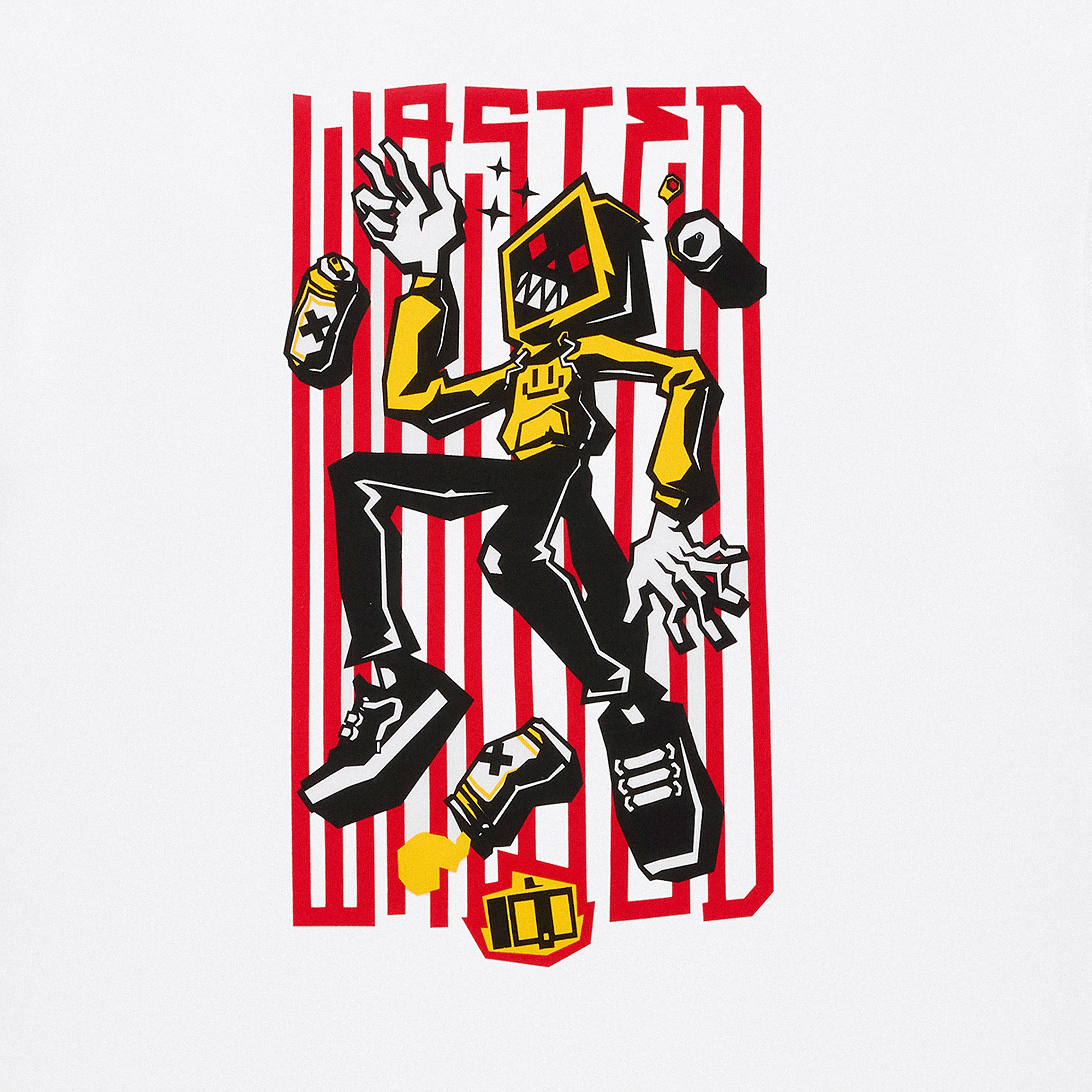 WUNDER x KRÜW Wasted Tee 'White'