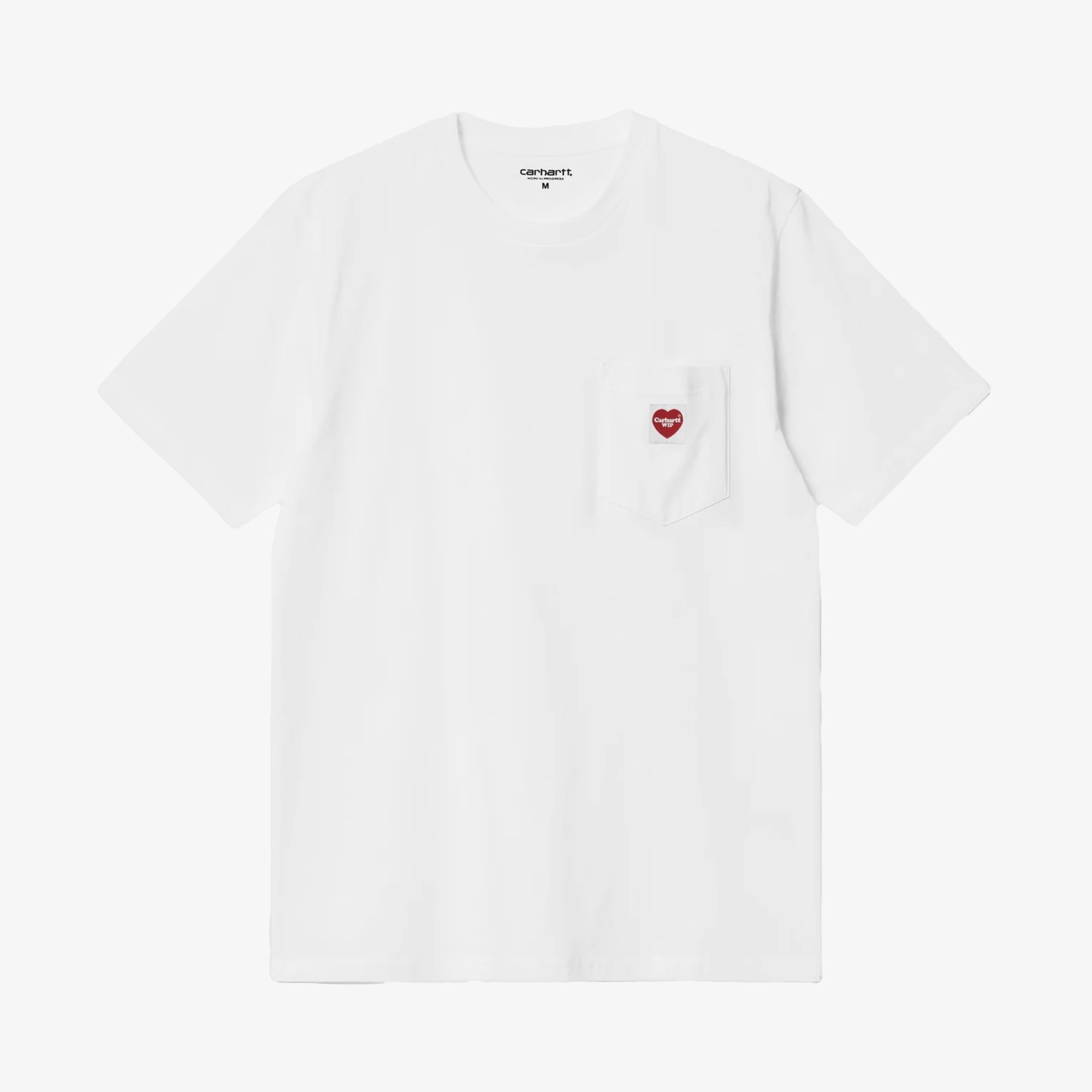 S/S Pocket Heart T-Shirt 'White'