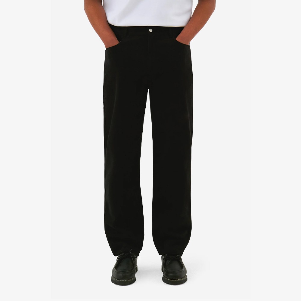 Embroidery Pocket Pants 'Black'