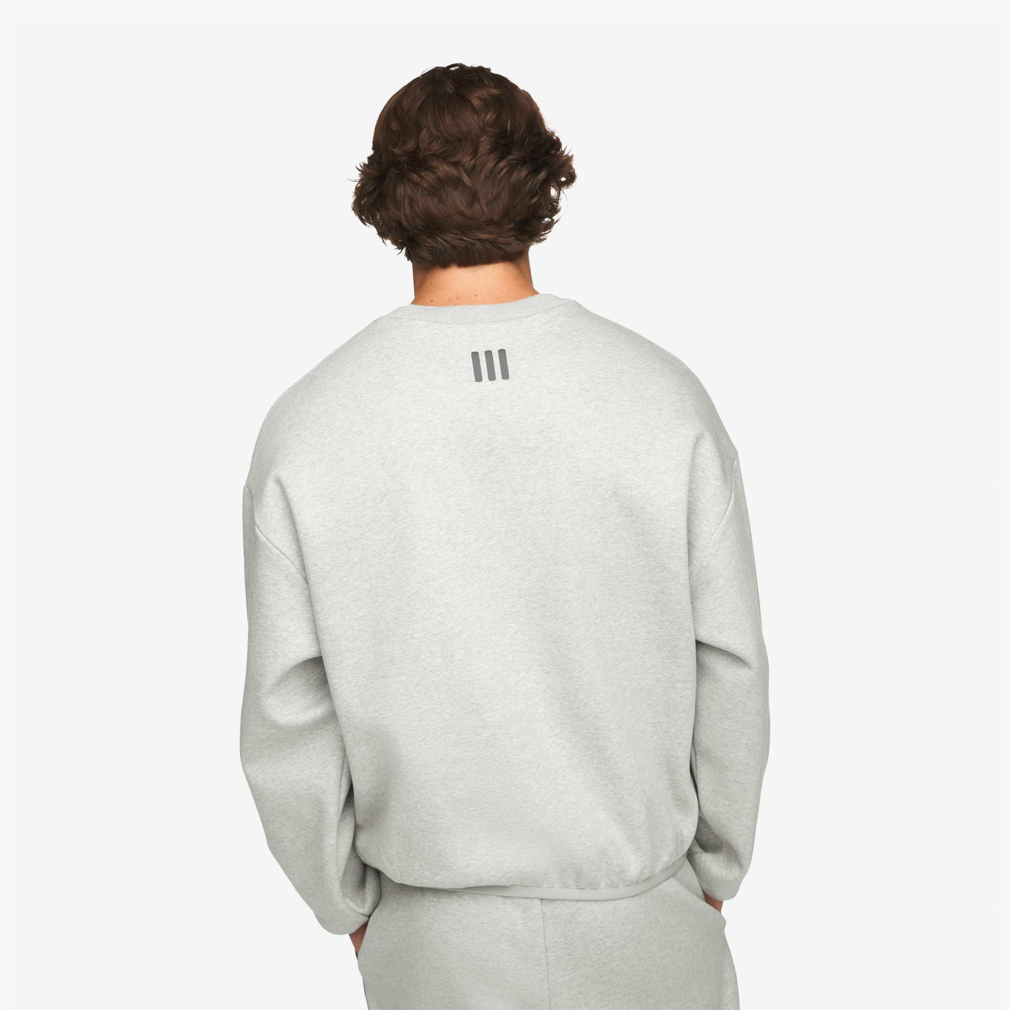 adidas x Fear of God Athletics Crewneck Sweatshirt 'Grey Heather'