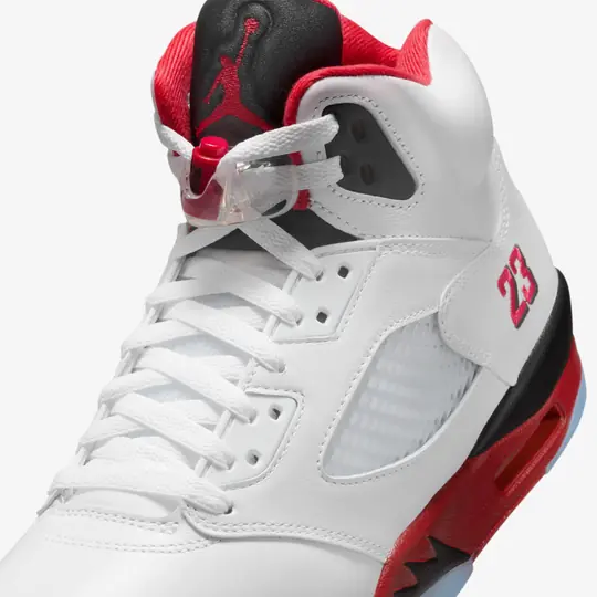 Air Jordan 5 Retro 'Fire Red Black Tongue' - Görsel 8