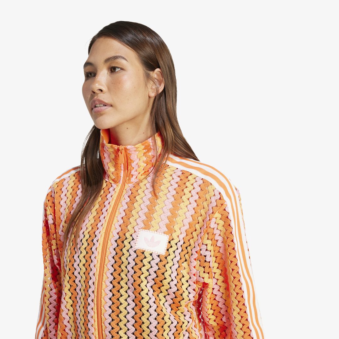 adidas Summer Glow Firebird Track Top 'Orange' - WUNDER