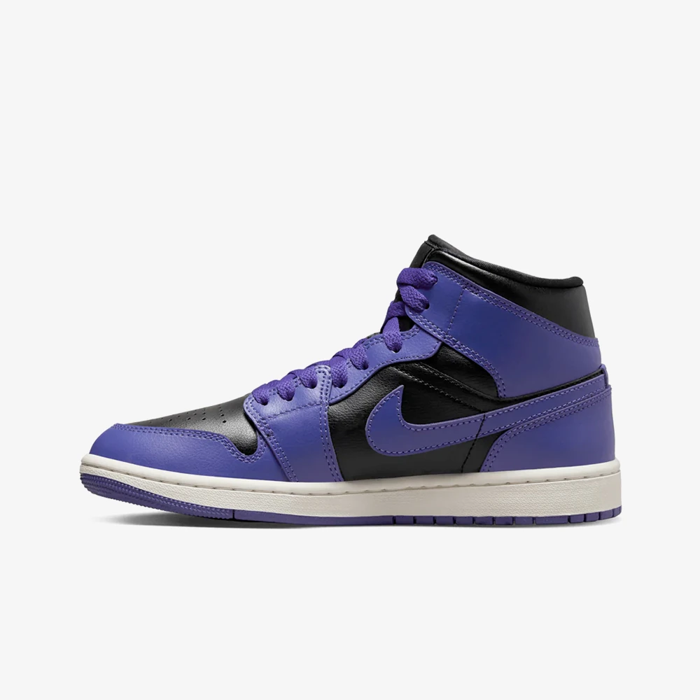 air jordan 1 mid purple black