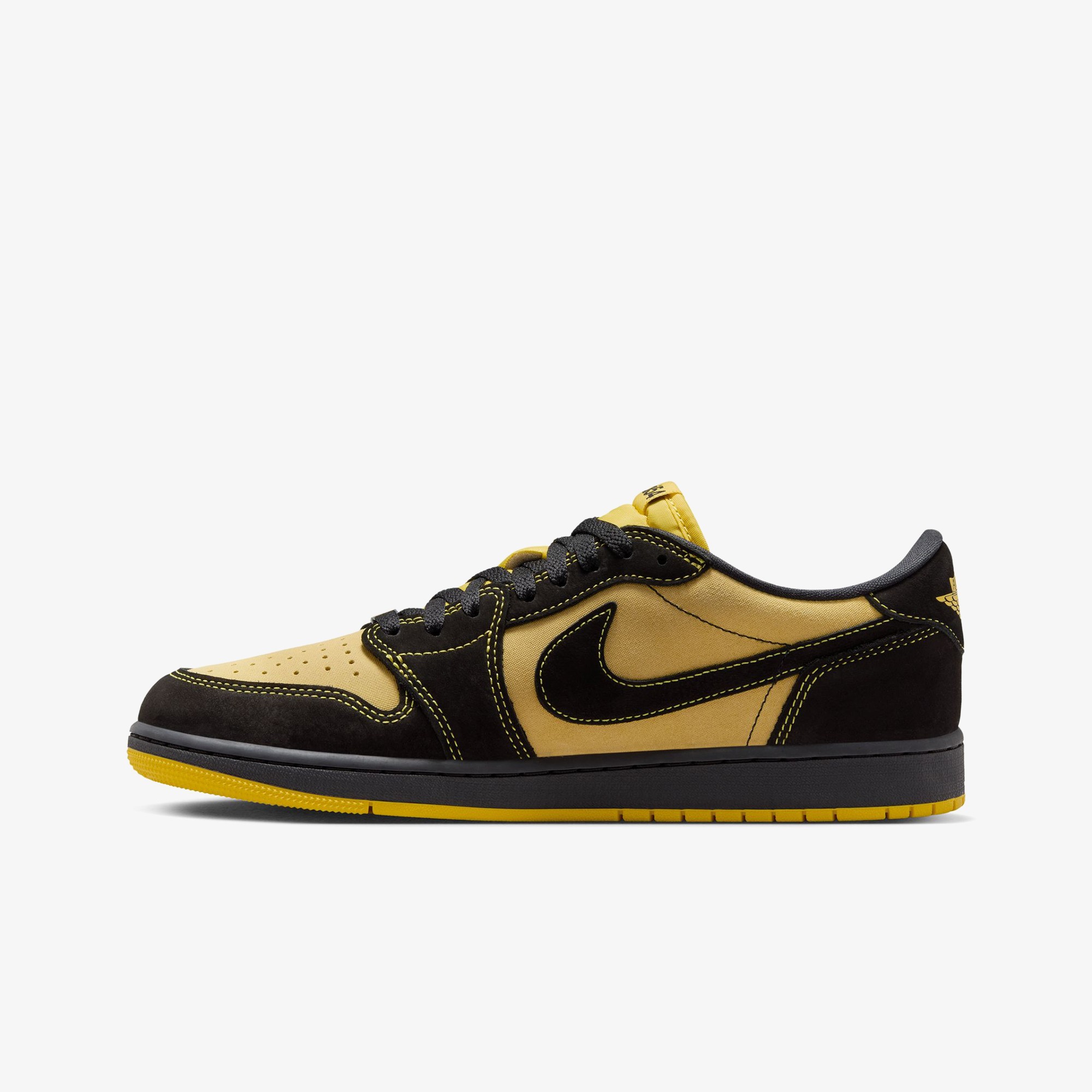  Air Jordan 1 Retro Low Quai 54 'Black Tour Yellow Red'