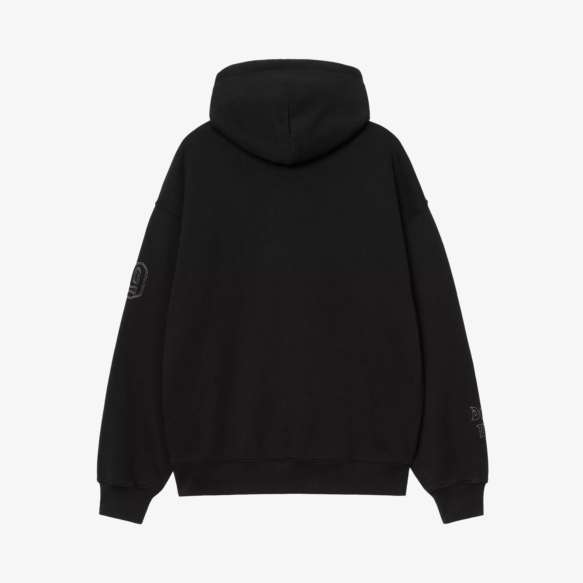 Hooded Hackwork Sweatshirt 'Black'