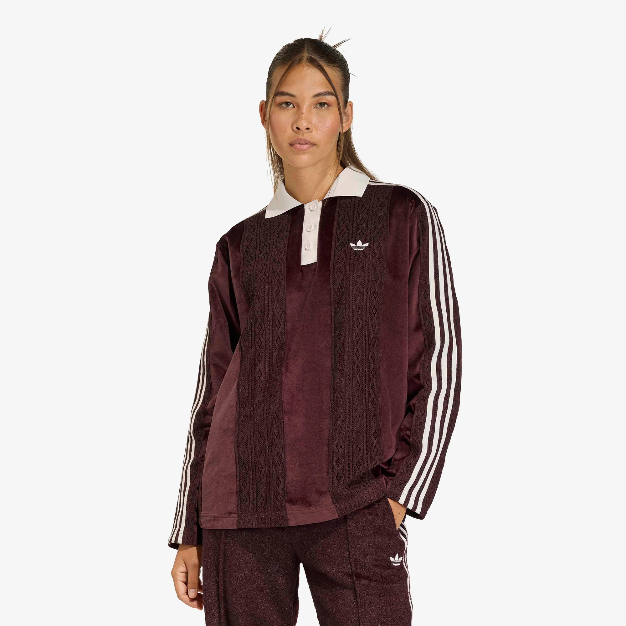 Winterised Longsleeve Soccer Jersey 'Maroon'