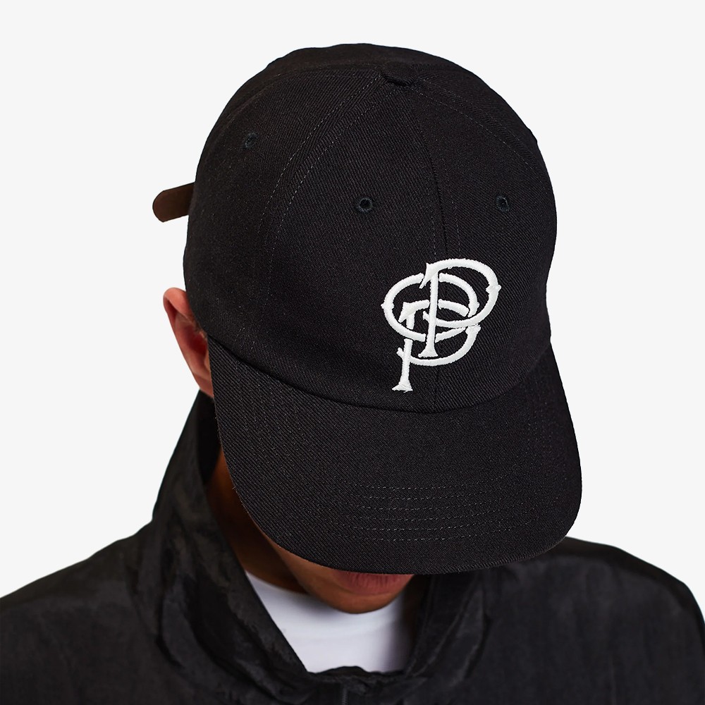 Initials Sixpanel Hat 'Black'