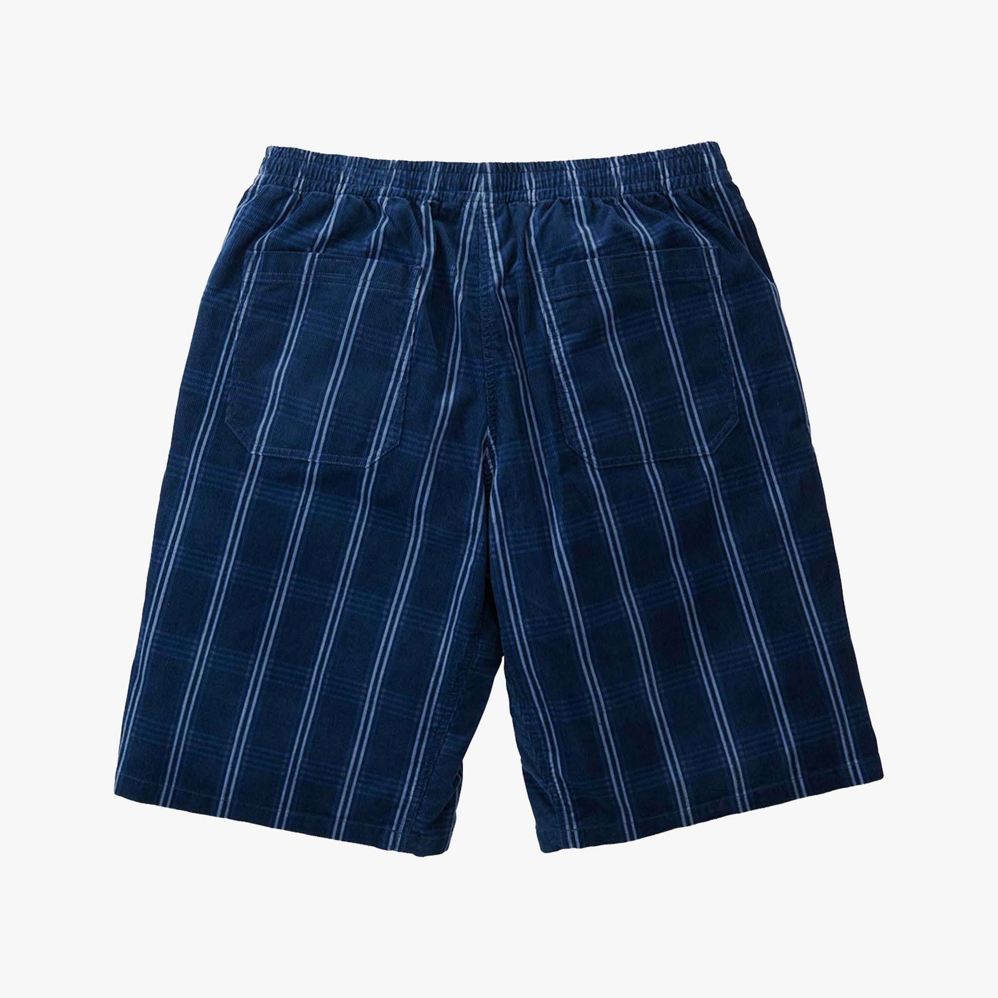 Corduroy Swell Short 'Navy Check'