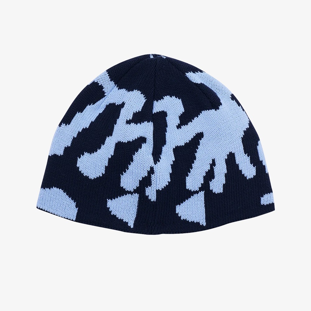 Burly Runningman Beanie 'Splatter Blue'