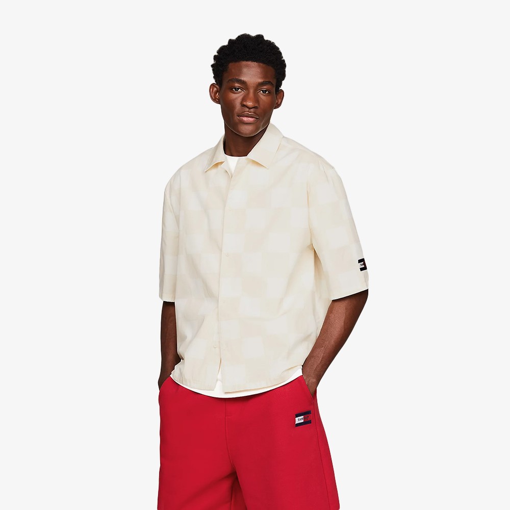 Checkerboard Boxy Shirt 