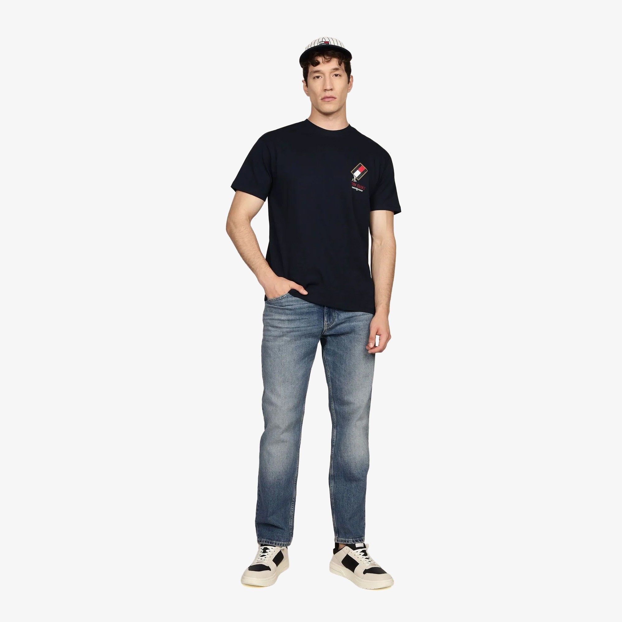 Relaxed Novelty 1 Tee 'Navy'