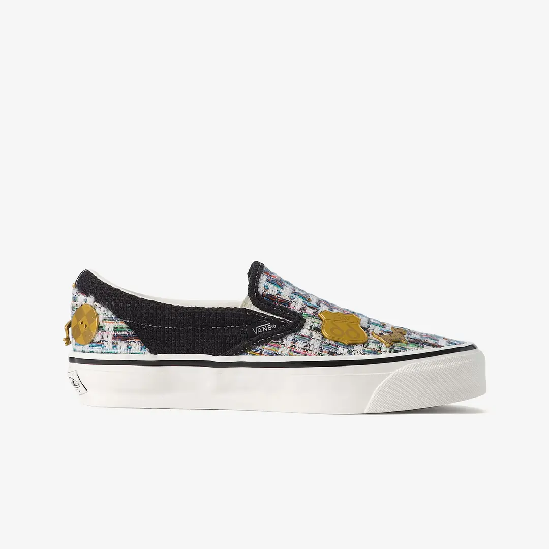 Vans Premium Classic Slip-On 98 Cardigan 'Black & White' - WUNDER
