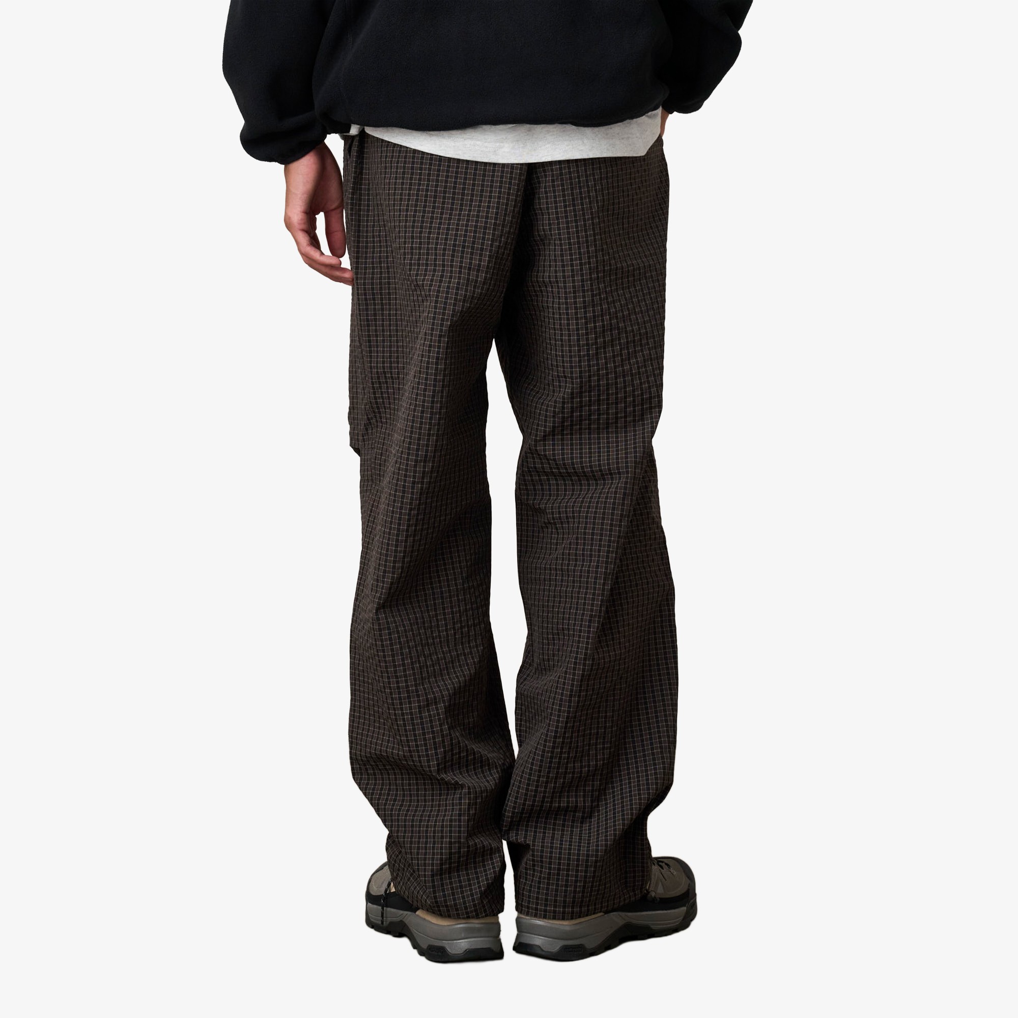 Northside Plaid Pant 'Deep Brown'