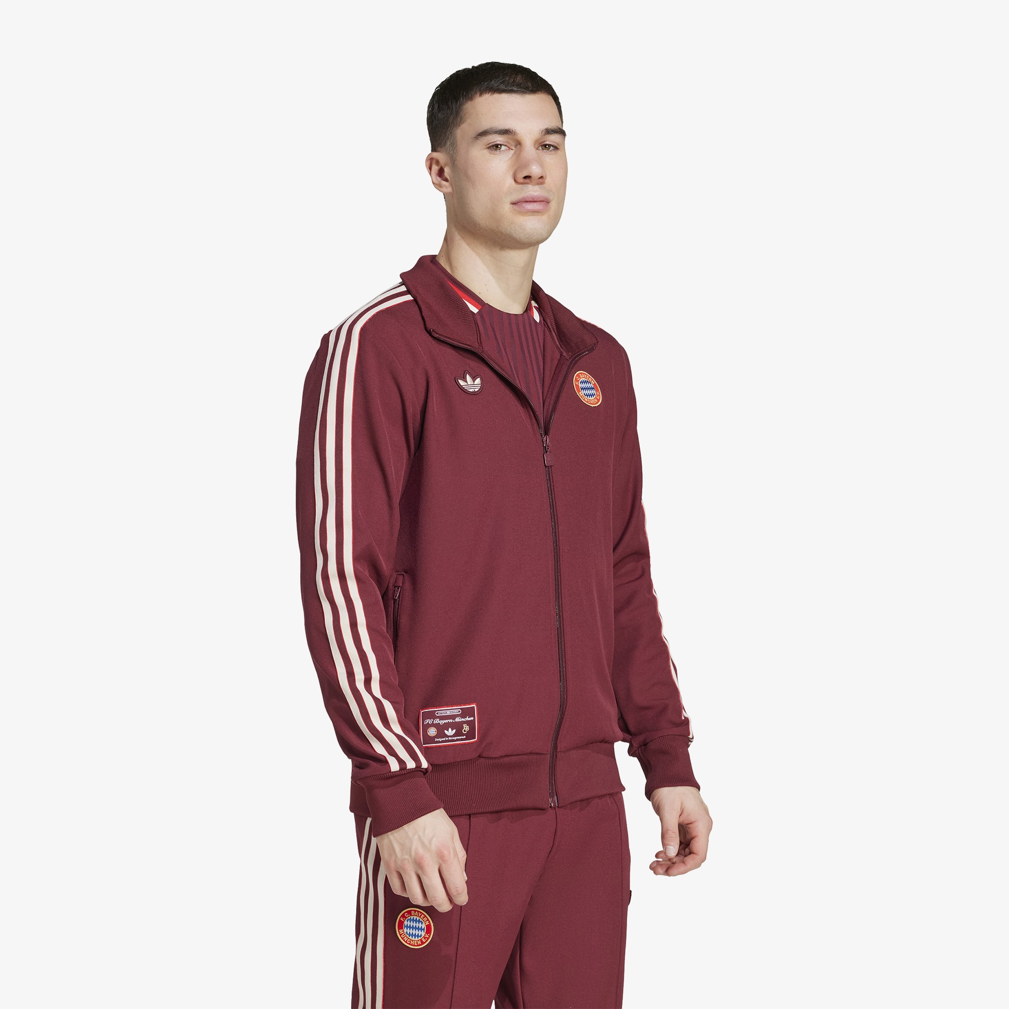 FC Bayern Terrace Icons Track Top 'Shadow Red'