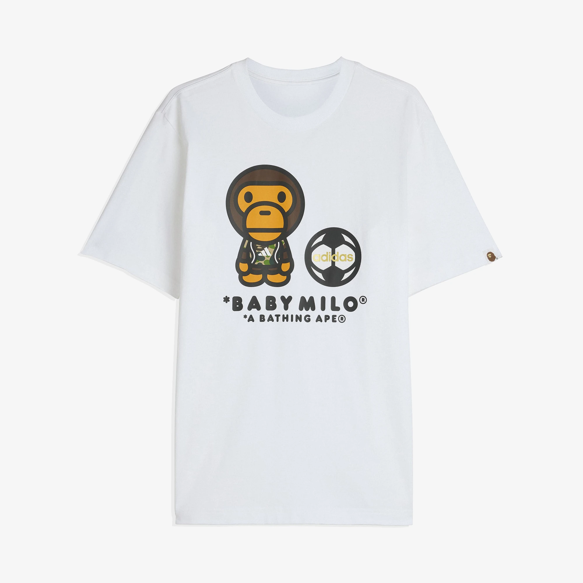 adidas x BAPE SSL Milo Tee 'White'