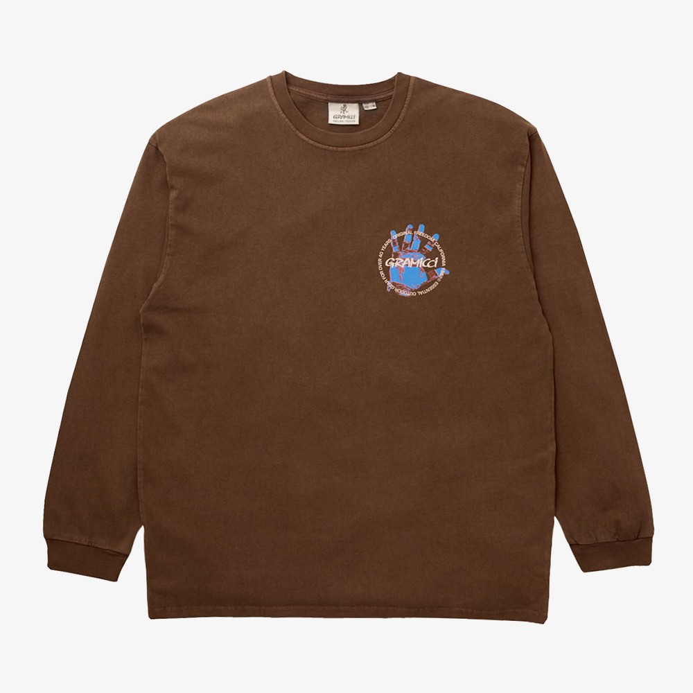 Climber’s Hand L/S Tee 'Pigment Brown'