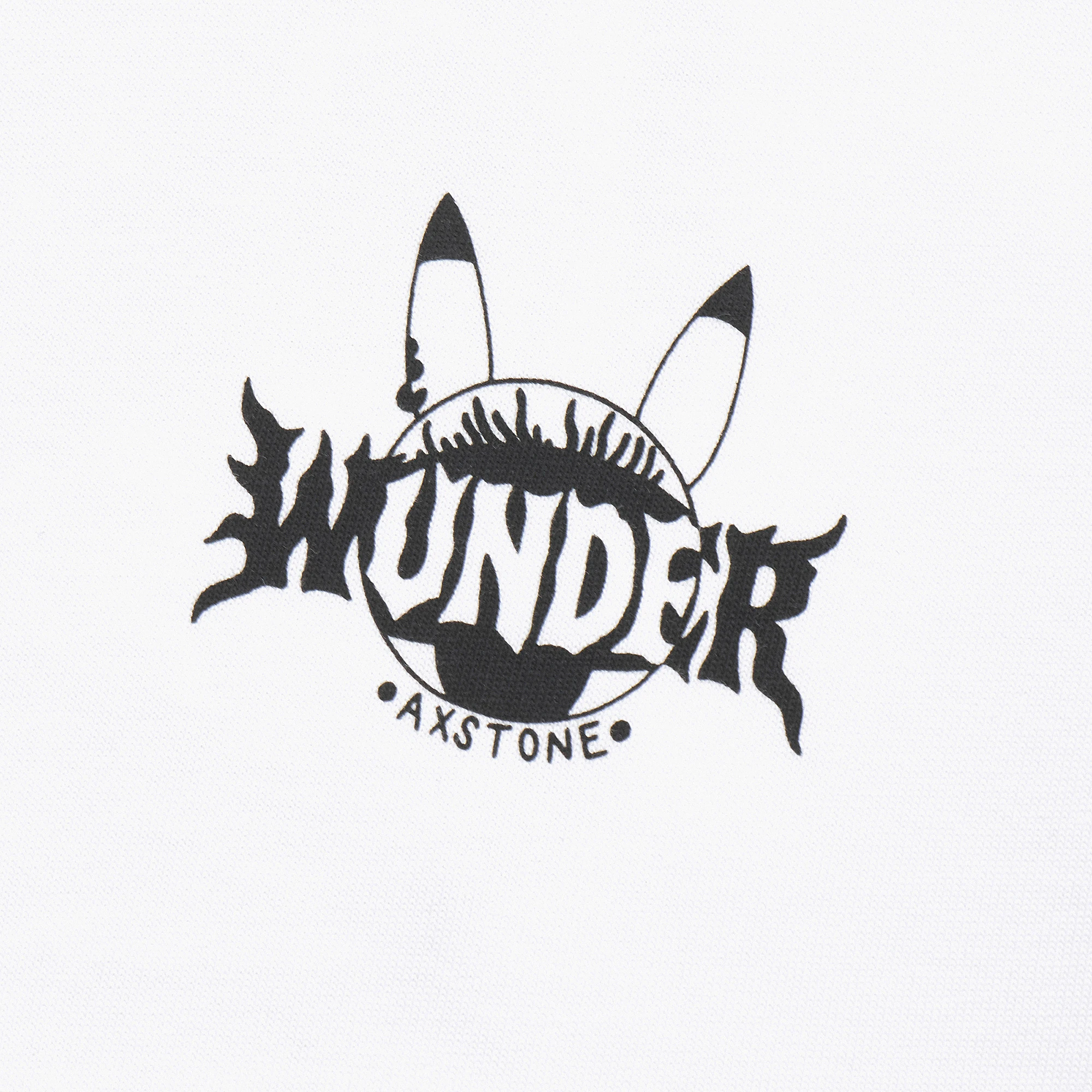 WUNDER x KRÜW Press Start Tee 'White'