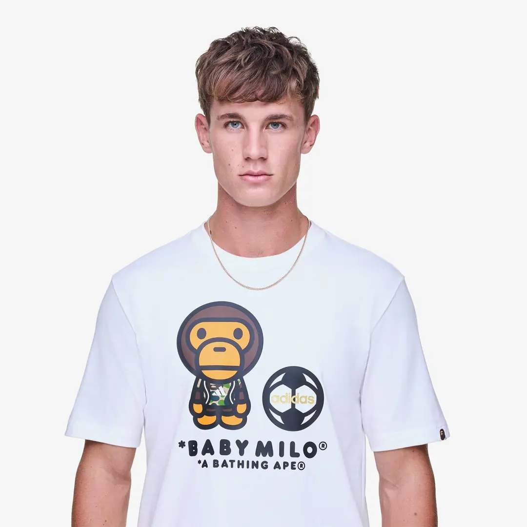 adidas x BAPE SSL Milo Tee 'White' - WUNDER