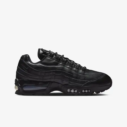 Air Max 95 Big Bubble Leather 'Triple Black' - Görsel 2