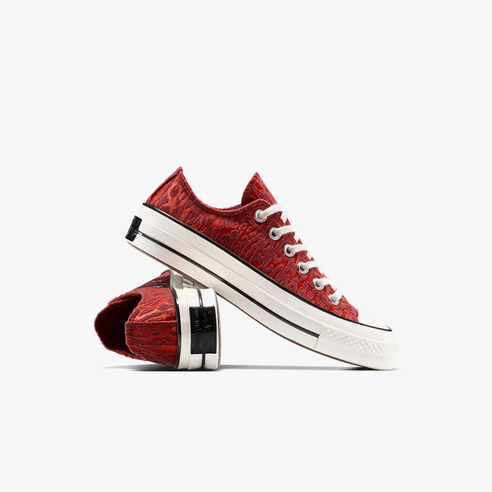 Chuck 70 Low Satin Leopard 'Rottin Apple'