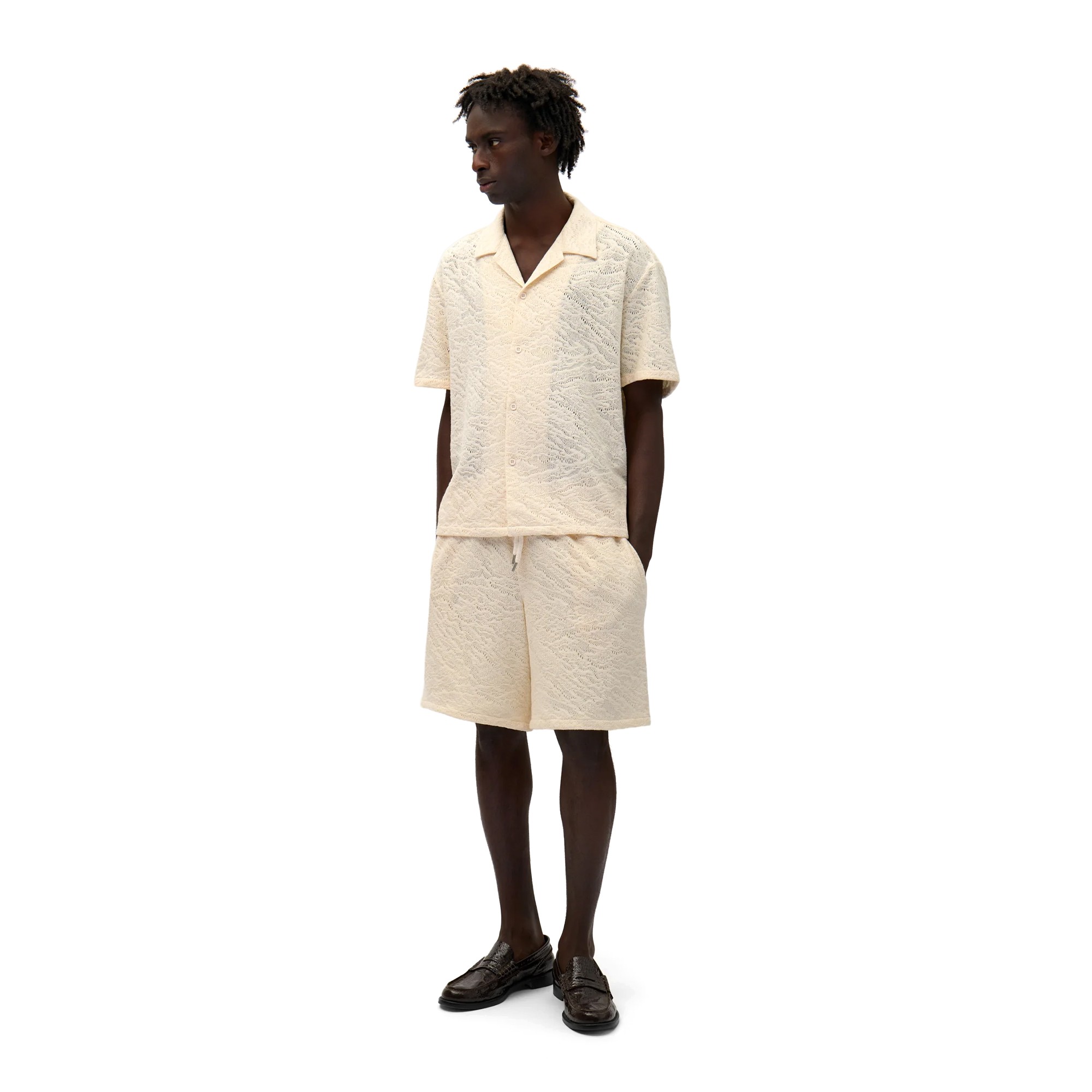 Crochet Shirt 'Cream'