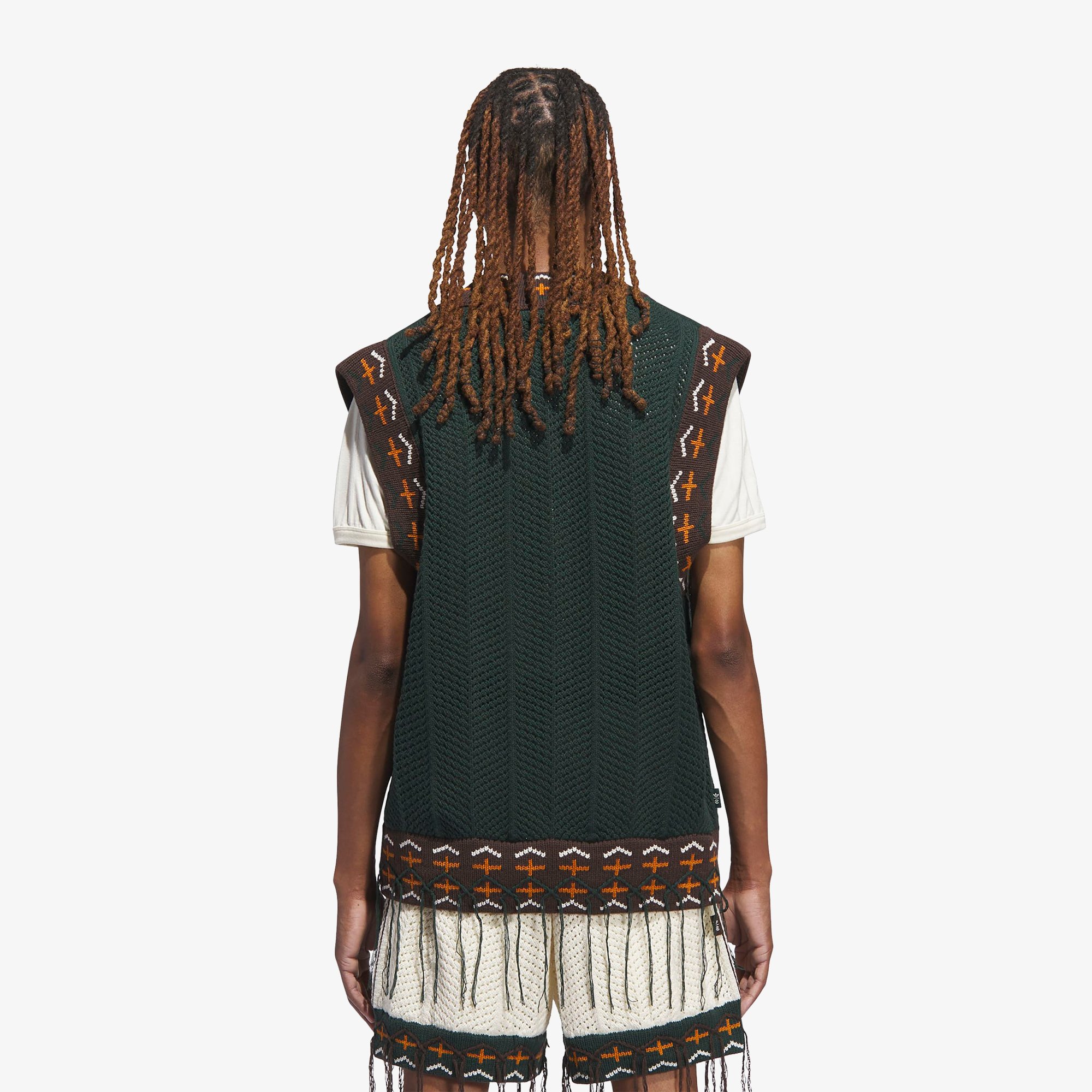 adidas x Clot Crochet Vest by Edison Chen 'Green Night'