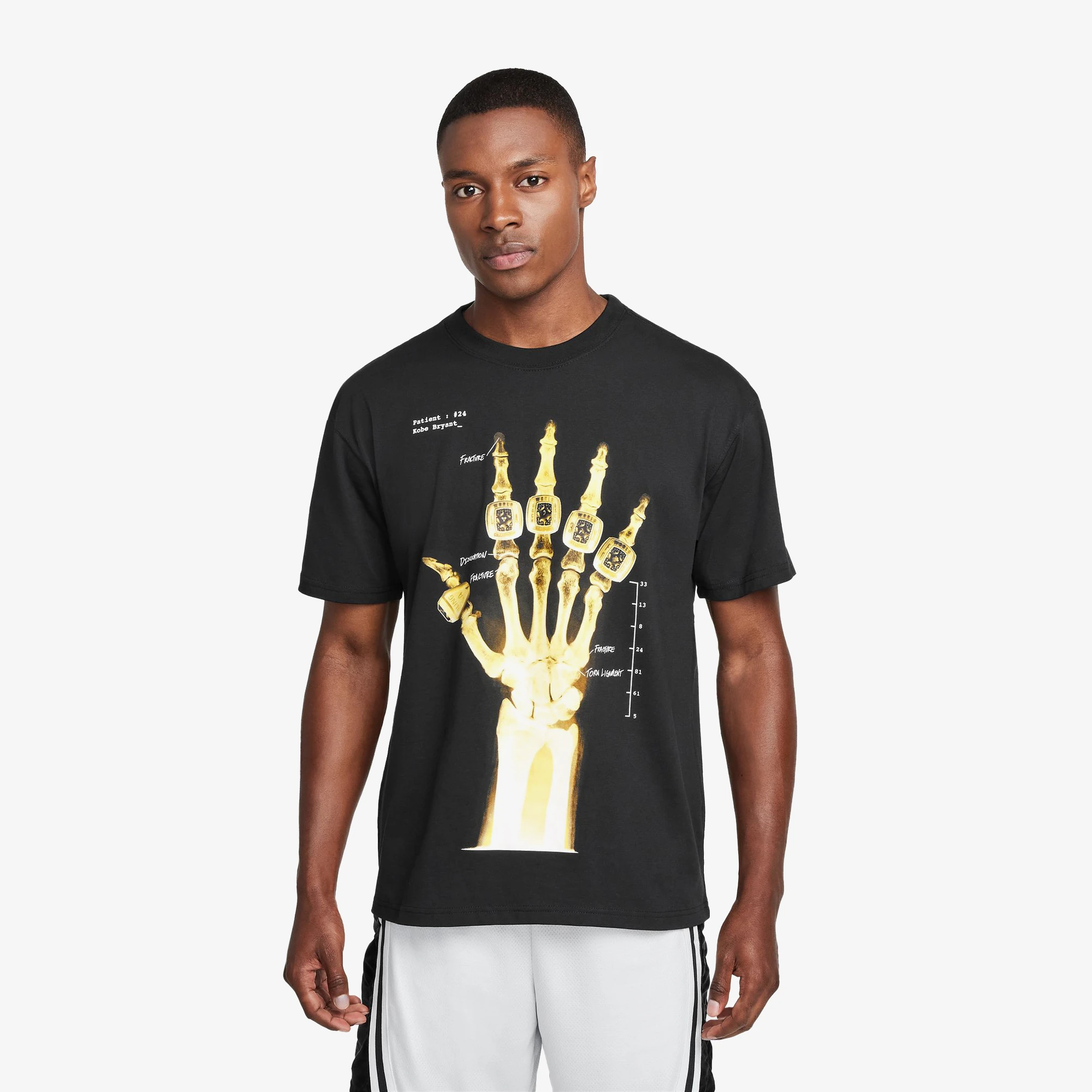 Kobe Bryant Broken Not Beaten T-Shirt 'Black'