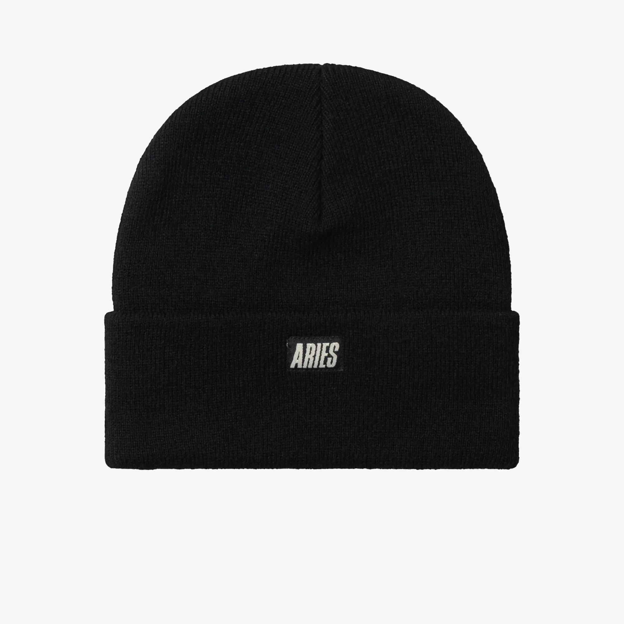 Aries Broken Column Beanie 'Black' - WUNDER
