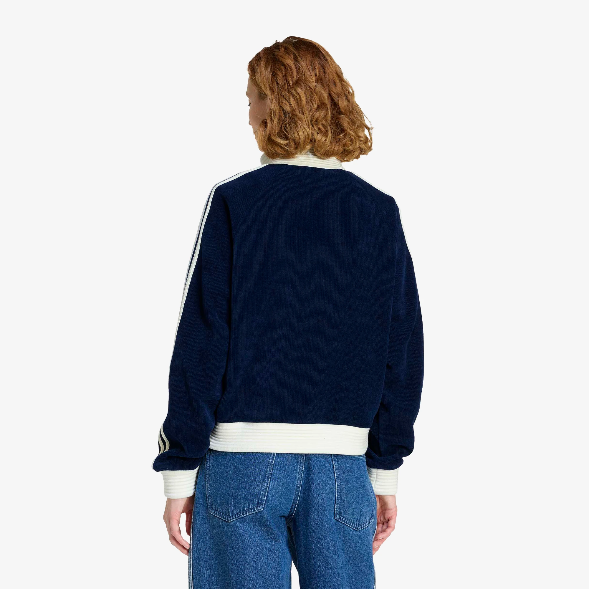 Velour Knit Track Top 'Night Indigo'