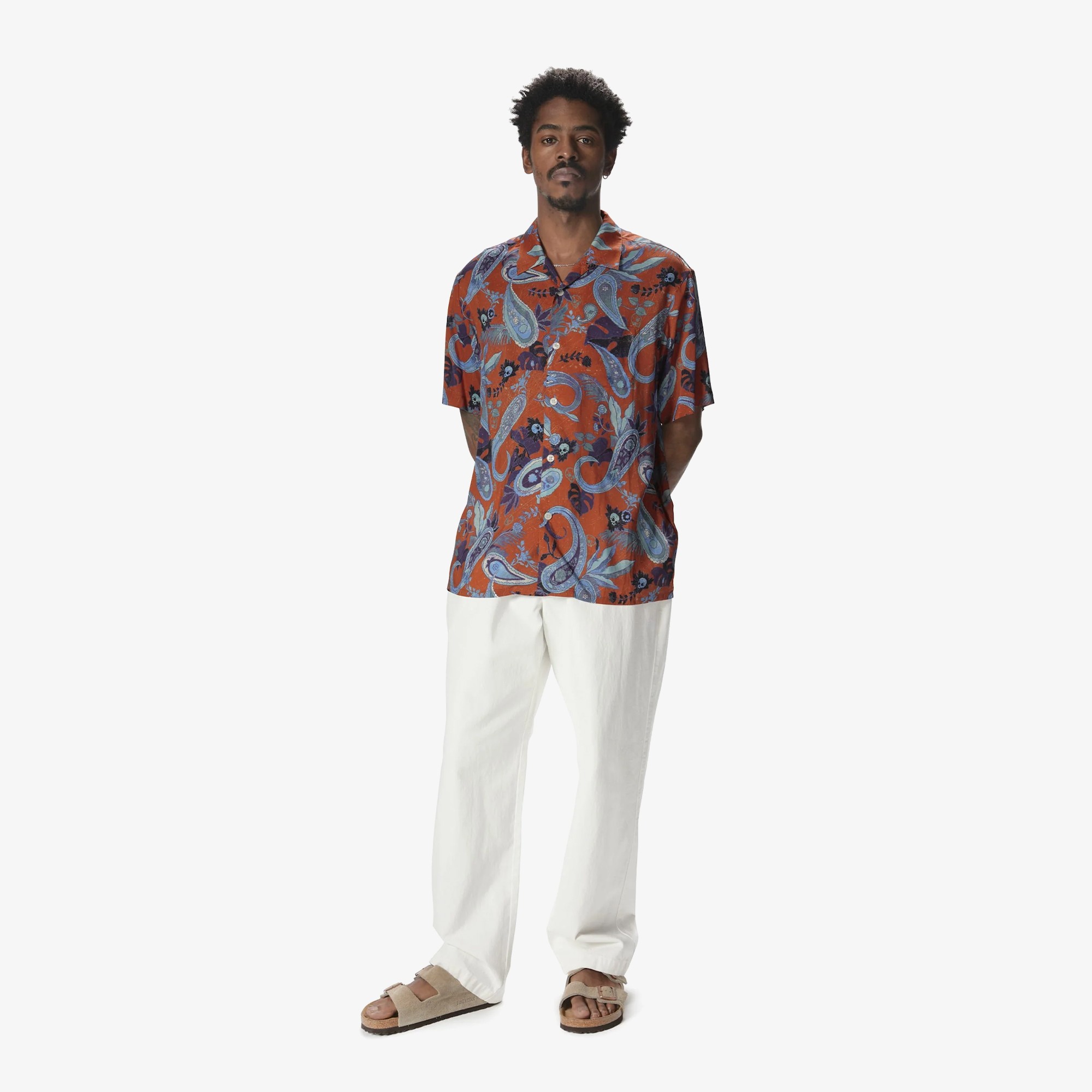 Weird Paisley S/S Shirt 'Red'
