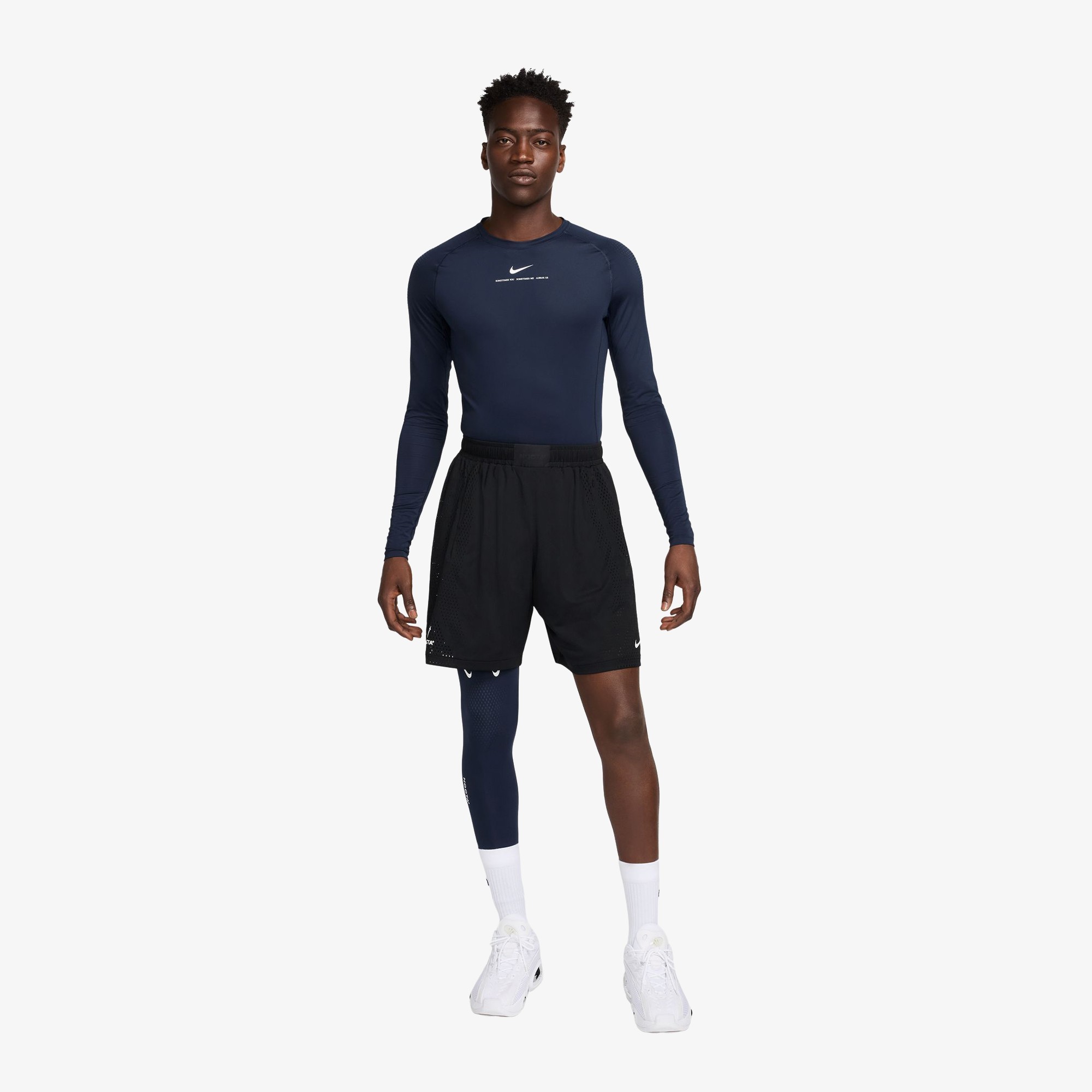 Nike x NOCTA Single Leg Basketball Tights 'Navy'