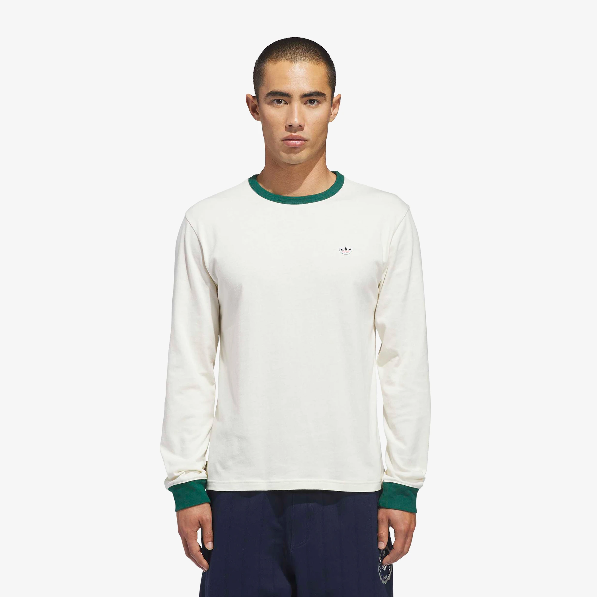 adidas x Clot RIB Long-sleeve Top by Edison Chen 'Cream White'