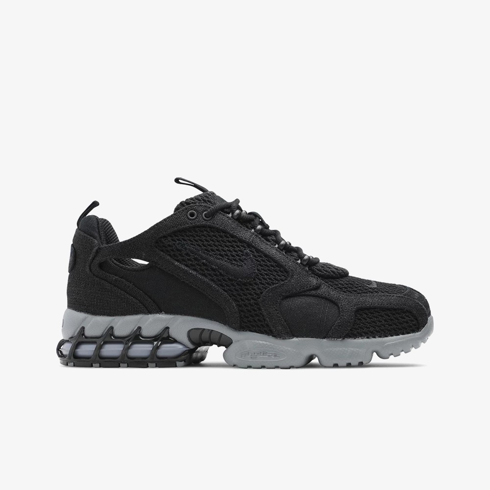 Air Zoom Spiridon Caged 2 x Stüssy 'Black Cool Grey' 