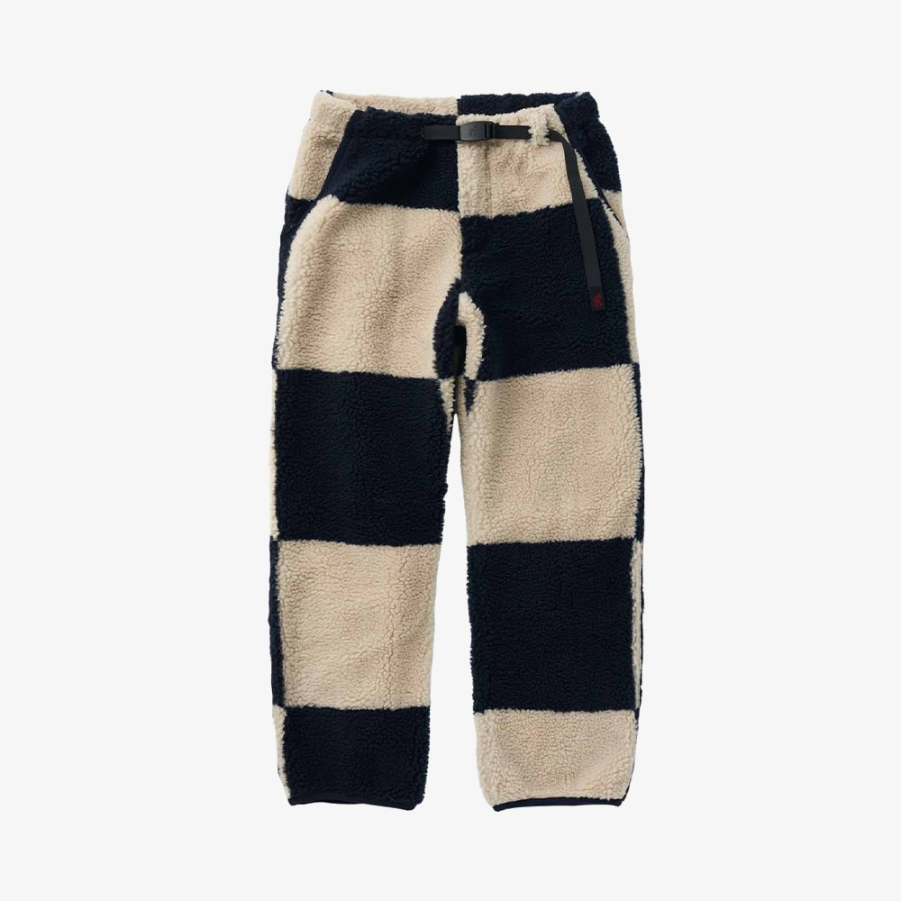 Checkered Sherpa Pant 'Navy Check'