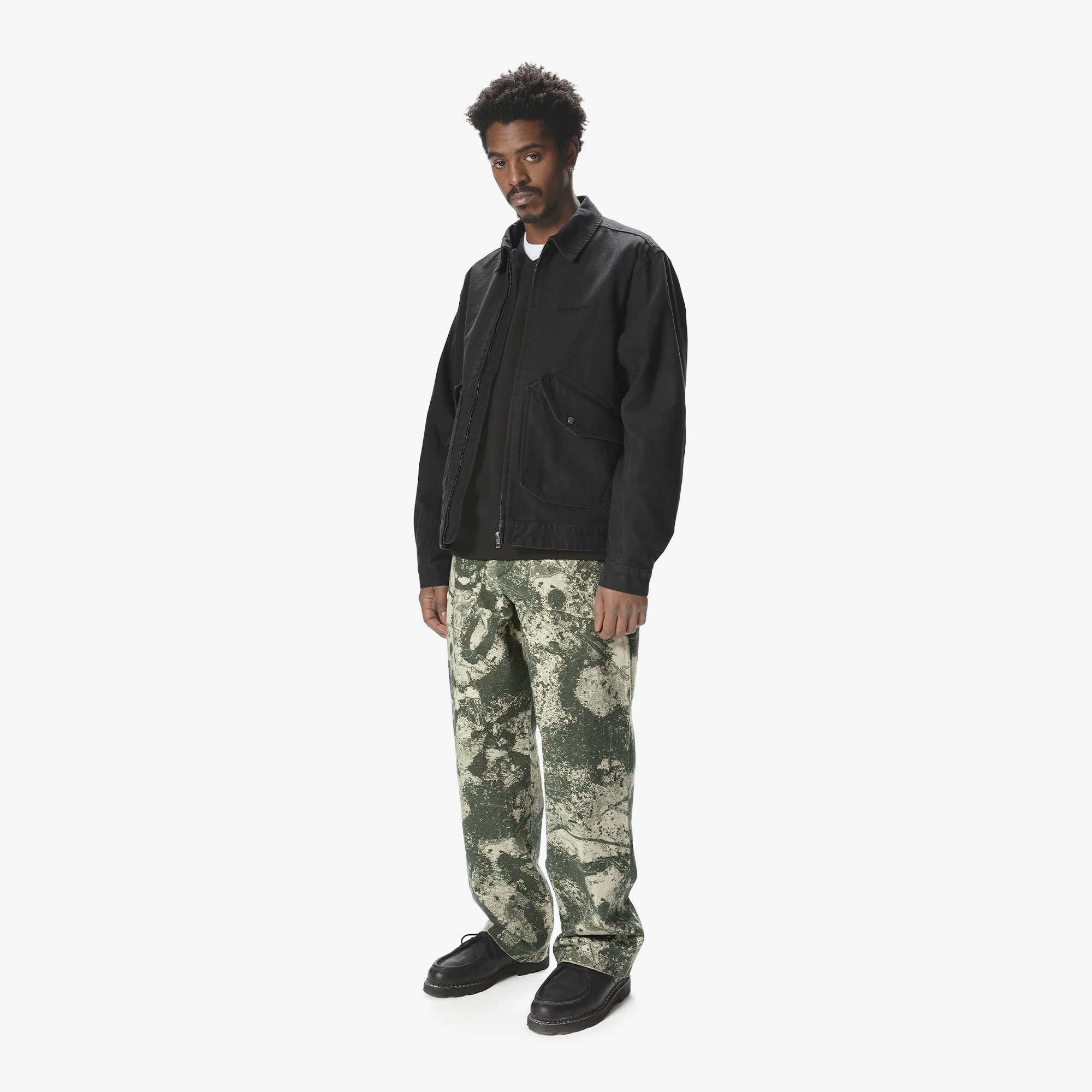 Splashed Chino Pant 'Green'