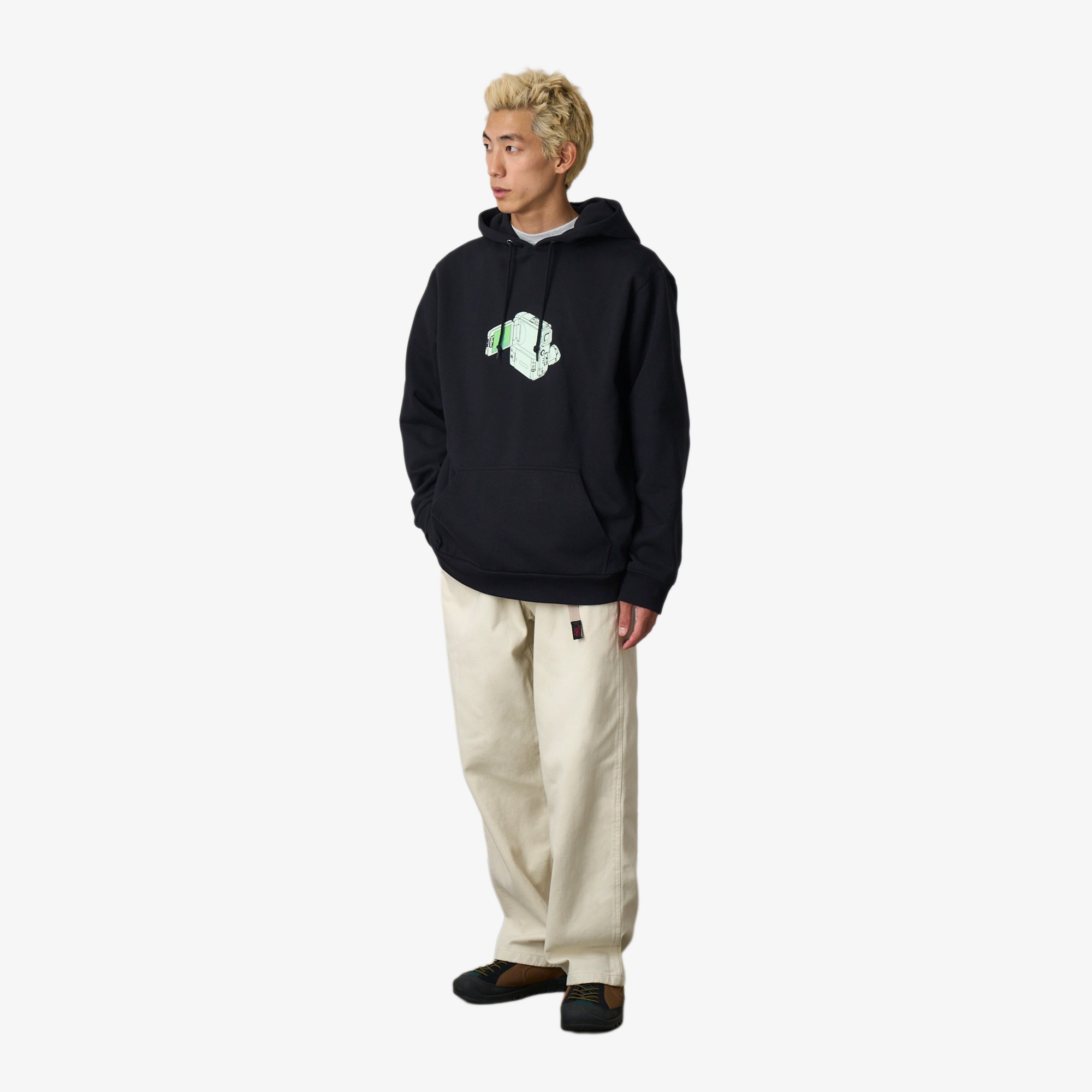 Camcorder Hooded Sweatshirt 'Dark Navy'