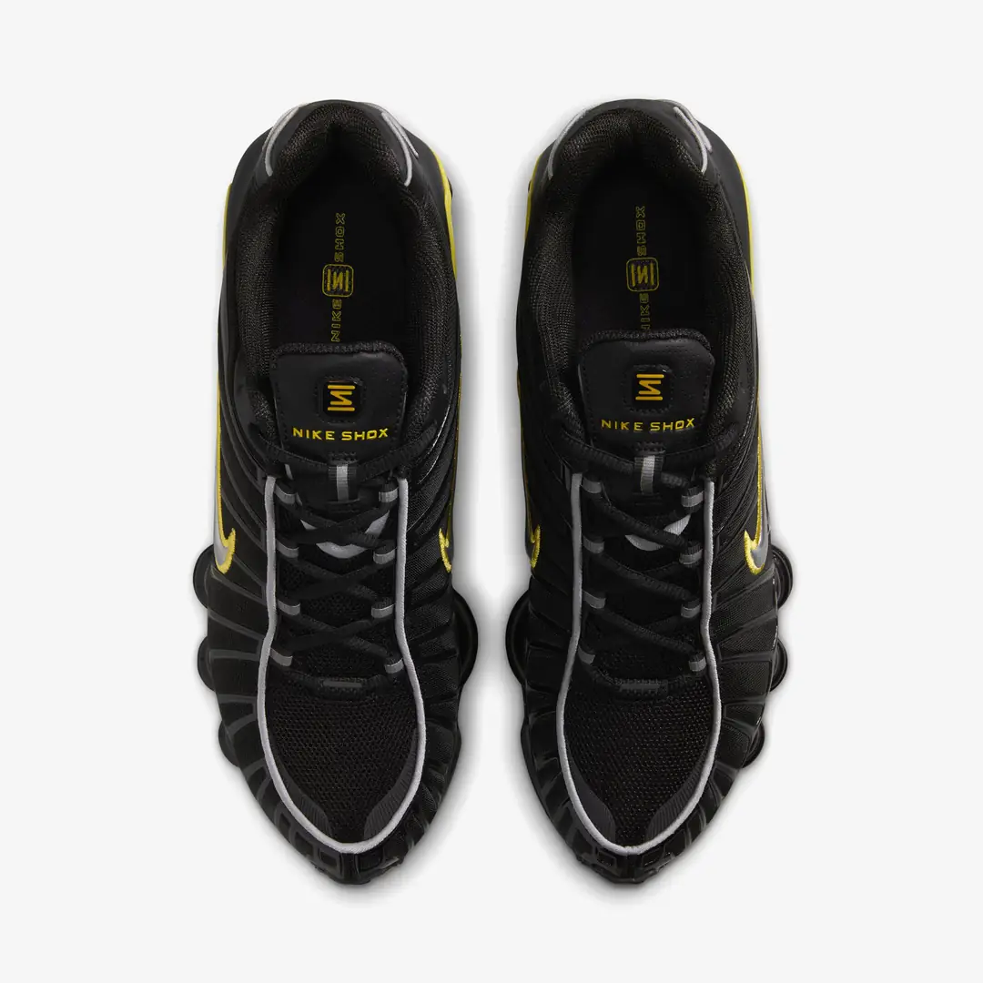 Nike Shox ブラック/イエロー スニーカー Nike Shox TL 'Black & Dynamic Yellow' - WUNDER