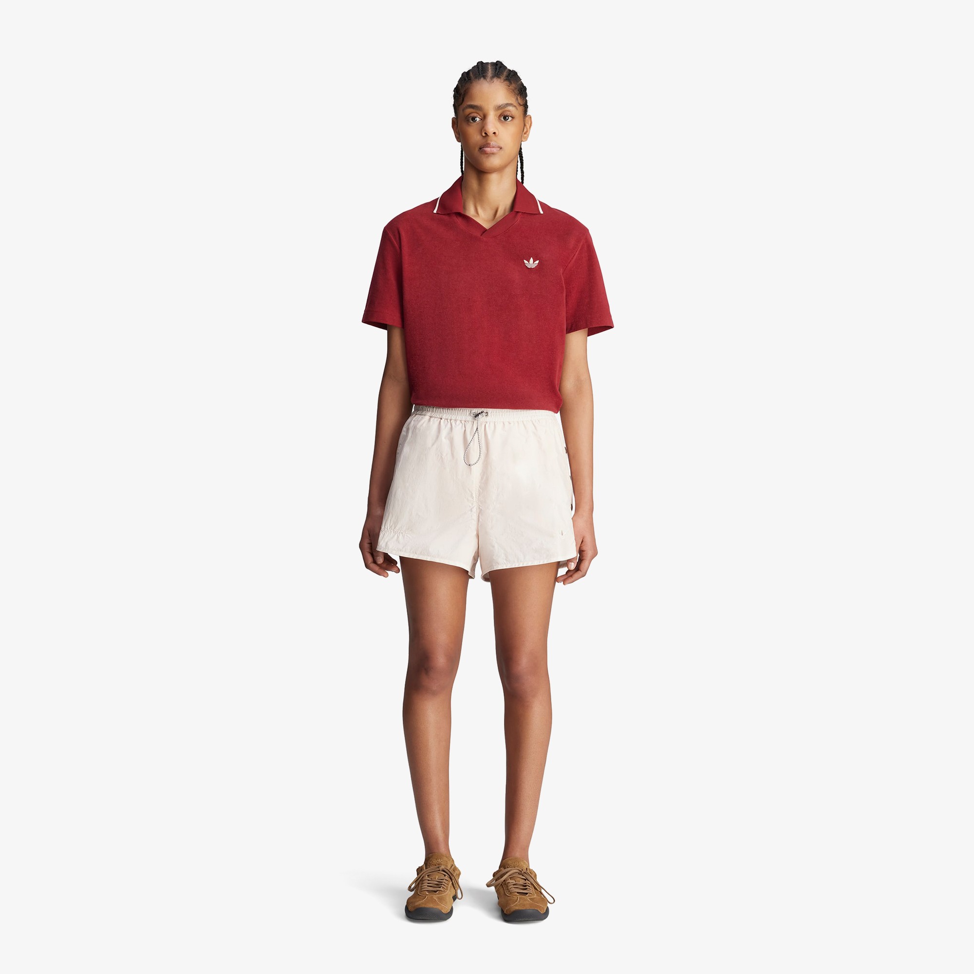 Wales Bonner x adidas Polo Shirt 'Collegiate Burgundy'